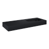 Elita DIMPLE Umywalka 120 PRAWA (60+60) ścienna MARMUR BLACK MATT 168879 / RE041202027160